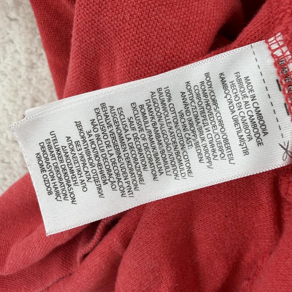 Polo Ralph Lauren Polo Shirt Mens 2XL Red Classic Fit Cotton Pony Logo‎ Knit